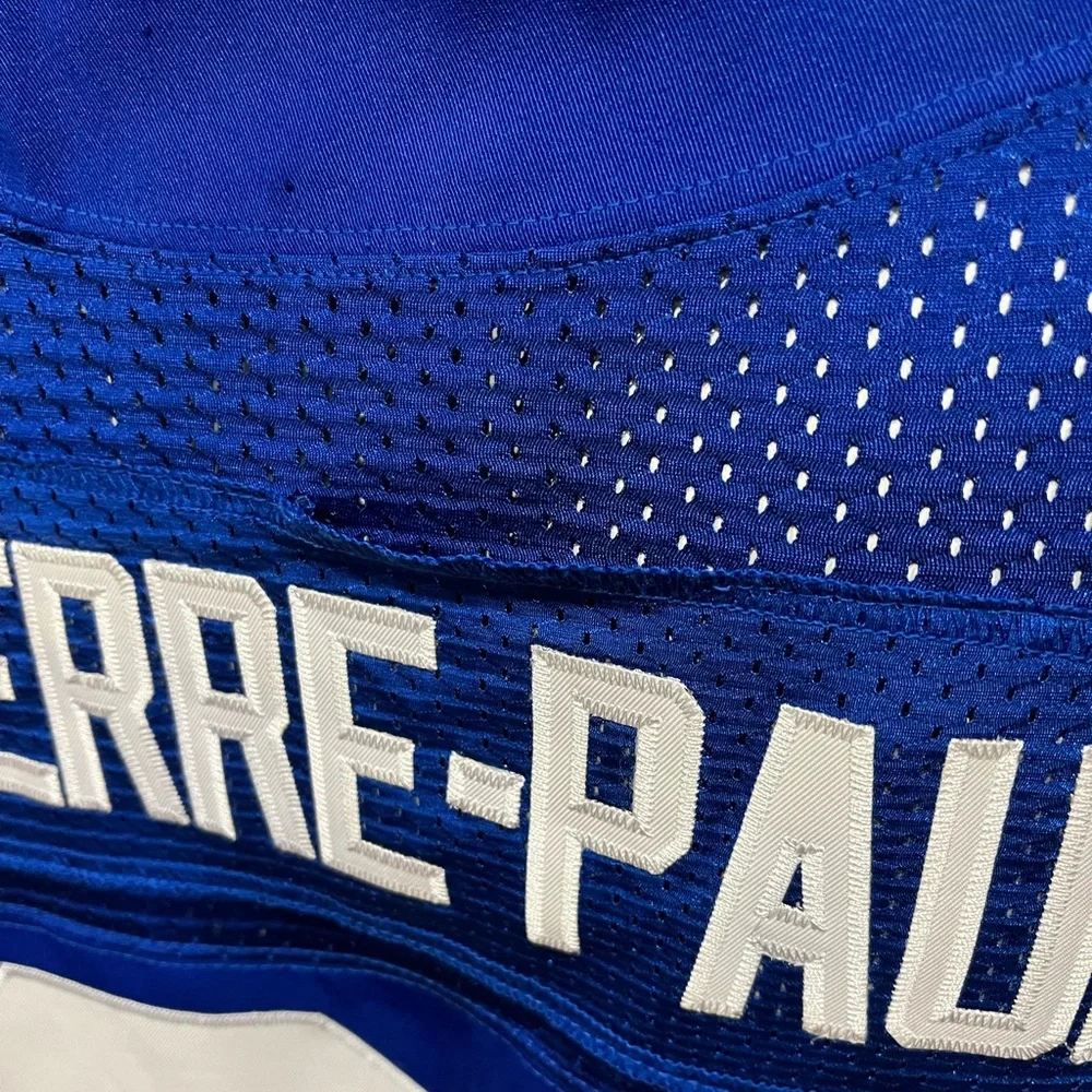 JASON PIERRRE-PAUL EMBROIDERED NEW YORK GIANTS JERSEY GREAT CONDITION - Picture 3 of 6